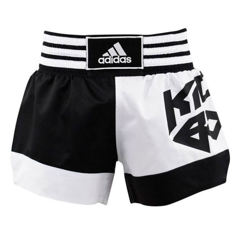 Kick Boxing Shorts - White/Black - Budo Planet
